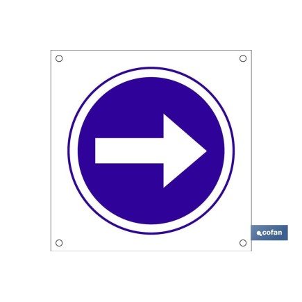 SEÑAL POLIPROPILENO CELULAR 600X600MM