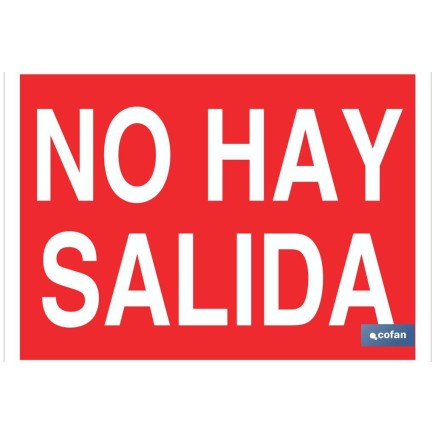 SEÑAL LUMINISCENTE 420X297MM.