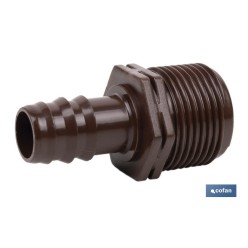 ENLACE MIXTO Ø16MM-1/2 (MARRÓN-MAX SEGUR.) Venta unitaria