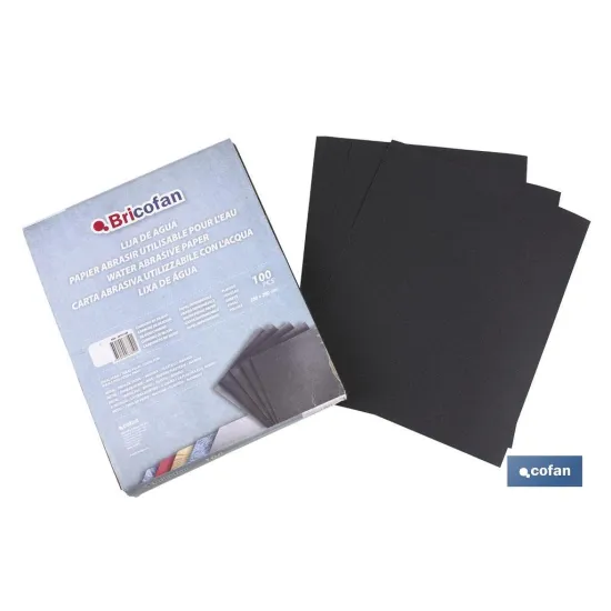 LIJA AL AGUA GRANO 2.000 (230X280MM) Venta unitaria