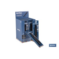 EXPOSITOR DE CÚTER ANTIDESLIZANTE HEAVY DUTY 9 MM 12 UDS.