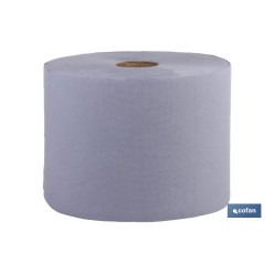 BOBINA INDUSTRIAL RECICLADA AZUL 250MTS (2 ROLLOS)