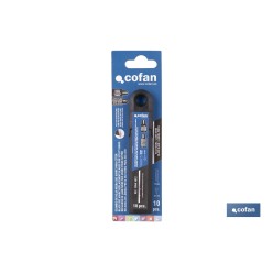 RECAMBIO 10 UDS. HOJA NEGRA SK2 65HRC PARA CÚTER 18 X 100 X 0,7 MM