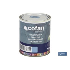 ESMALTE AL AGUA (750 ML) AZUL MEDITERRANEO BRILLO