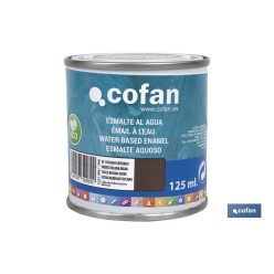 ESMALTE AL AGUA (125 ML) MARRÓN TOSCANA SATINADO