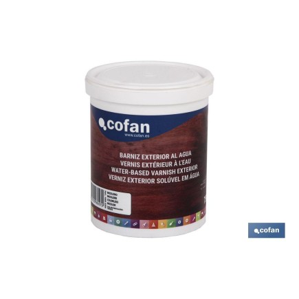 BARNIZ EXTERIOR AL AGUA (750 ML)