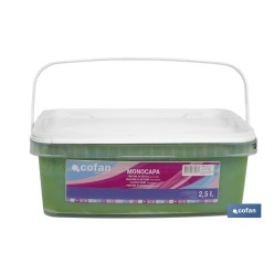 PINTURA PLÁSTICA MONOCAPA Verde Yuca (2,5 LT)