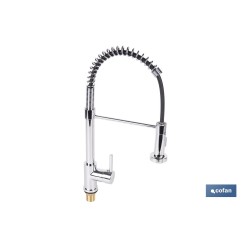 GRIFO DE COCINA MONOMANDO CON ROCIADOR