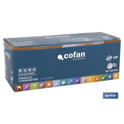 PILA BOTÓN CR2430/3,0V