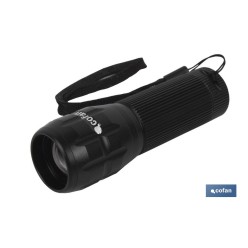 LINTERNA LED ALUM. ZOOM LED 120Lm Ø3 x12 cm