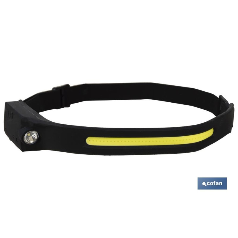 LINTERNA DUAL DE CABEZA CON SENSOR DE ACTIVACIÓN 350 LM