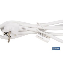 BASE MÚLTIPLE 6T. 1,4M CABLE C/INT. (16A-250V)