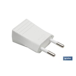 CLAVIJA BIPOLAR BLANCO (10A-250V)
