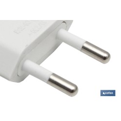 CLAVIJA BIPOLAR BLANCO (10A-250V)