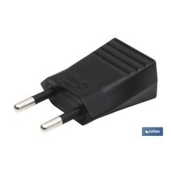 CLAVIJA BIPOLAR NEGRO (10A-250V)