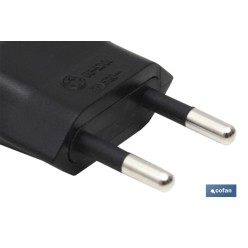 CLAVIJA BIPOLAR NEGRO (10A-250V)
