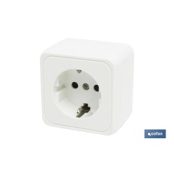 BASE CUADRADA SUPERFICIE +T.T.(16A-250V)