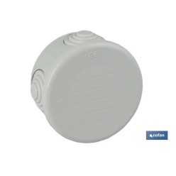 CAJA ESTANCA CON CONOS CIERRE CON TAPA A PRESIÓN ø70X35