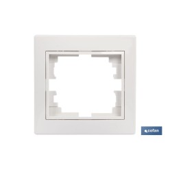 MARCO 1 ELEMENTO BLANCO MODELO PACIFIC