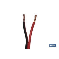 ROLLO 100M CABLE PARALELO ROJO/NEGRO (2X0,75)