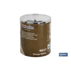 PORTALAMPARAS (cable+rosetón) ORO CLARO E27 100X10CM