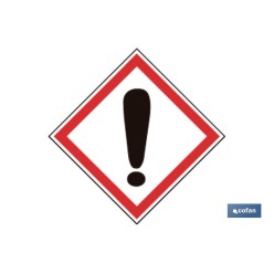 SEÑAL ADHESIVA MAT. PELIGROSAS 100X100MM.