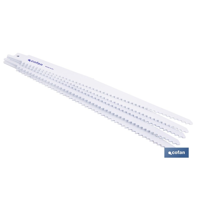 HOJA DE SIERRA DE SABLE (5PCS) BIMETAL 210X6  -  MADERA