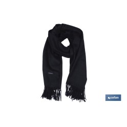 CHAL, 50% LANA 50% CACHEMIR. MODELO IRIS (NEGRO)