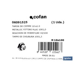 TAPON DE CIERRE 10 x1.0