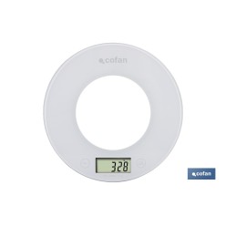 BÁSCULA DE COCINA DIGITAL CON CUENCO DE CAPACIDAD 3,8 L 10 KILOS Ø25,5 X 14 CM