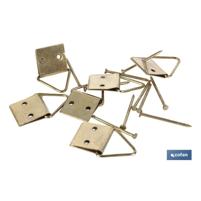 BL 10 UDS CUELGACUADROS 10 X 10MM