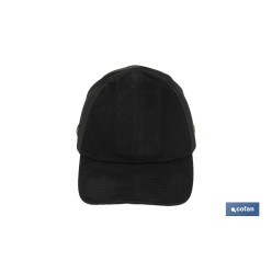 GORRA SPORT SEGURIDAD NEGRA