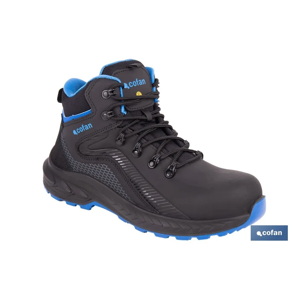 BOTA SPORT S3L FO SR AZUL/NEGRO MODELO NAMUR TALLA 43