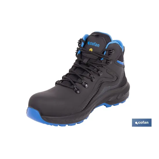 BOTA SPORT S3L FO SR AZUL/NEGRO MODELO NAMUR TALLA 43