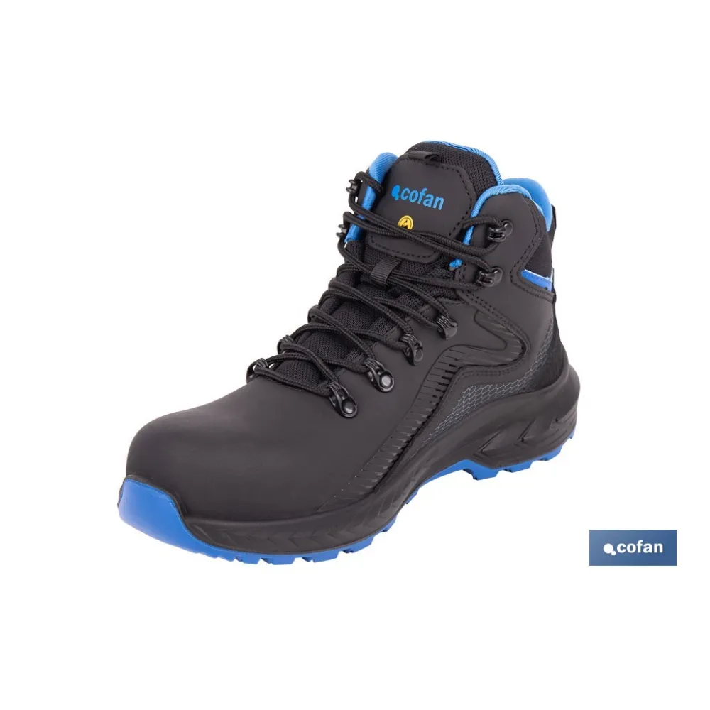BOTA SPORT S3L FO SR AZUL/NEGRO MODELO NAMUR TALLA 43
