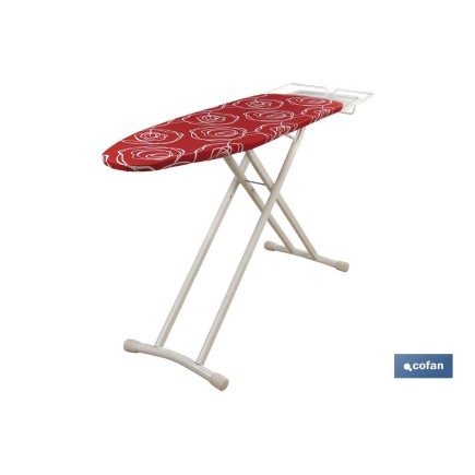 TABLA PLANCHAR 125 X 42 X10 CM MODELO TIVOLI ROJA
