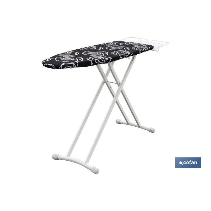 TABLA PLANCHAR 125 X 42 X 10 CM MODELO TIVOLI NEGRA