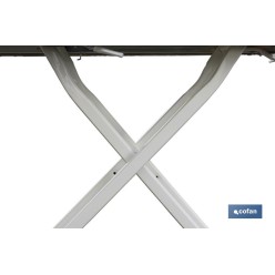 TABLA PLANCHAR 125 X 42 X 10 CM MODELO TIVOLI NEGRA