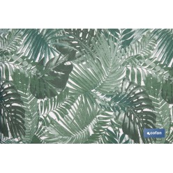 FUNDA ACOLCHADA PARA TABLA DE PLANCHAR 135 x 53 CM RAMAS VERDES