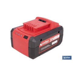 BATERÍA RECARGABLE LI-ION 20 V 6.0AH