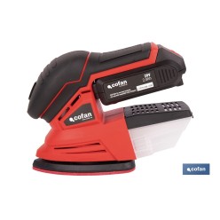 LIJADORA MOUSE A BATERÍA Li-ion 20 V 11000 RPM