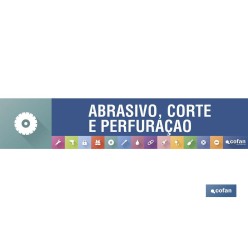 SEÑALETICA IMANTADA PORTUGUES PARA EXPOSITOR 975 x 200 mm - ABRASIVO, CORTE E PERFURAÇAO