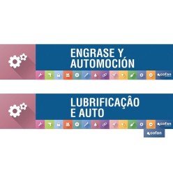 SEÑALETICA IMANTADA PARA EXPOSITOR. 975 x 200 mm – ENGRASE Y AUTOMOCIÓN