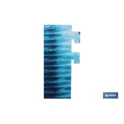 LATERALES PARA EXPOSITOR GONDOLA 400 x 1450 MM (2 PIEZAS)