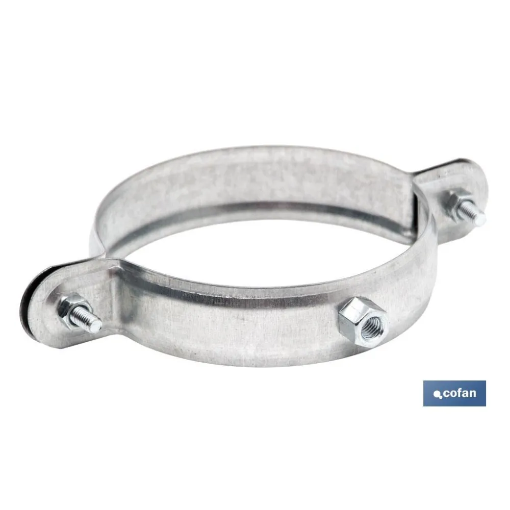 ABRAZADERA METALICA M-8 PARA TUBO 75MM. Venta unitaria