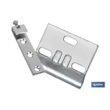 SET COLGADOR DE ARMARIO ZINCADO 60 MM