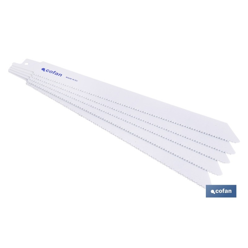 HOJA DE SIERRA DE SABLE (5PCS) BIMETAL 130X14  -  METAL