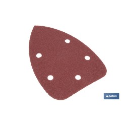 HOJA DE LIJADO LIJADORA MOUSE 5 AGUJEROS 100 X 140 MM G 80
