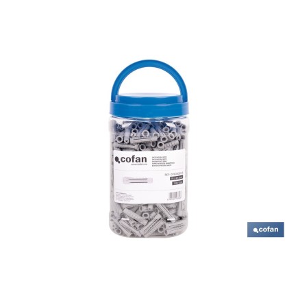 TACO NYLON  PA-6 M-8X40 BOTE DE 500 UDS