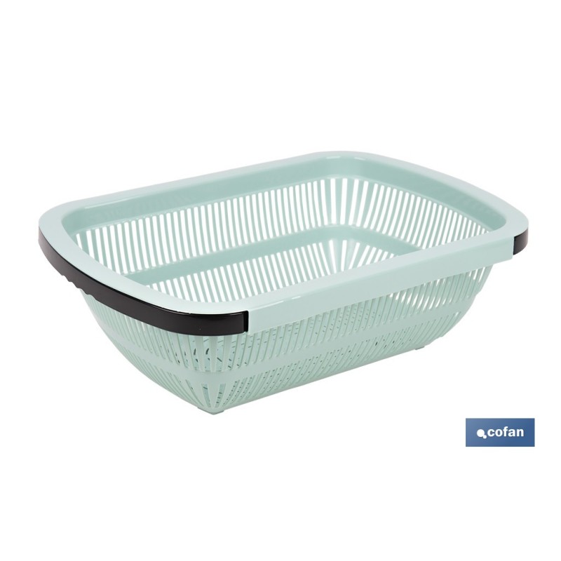 ESCURRIDOR RECTANGULAR EXTENSIBLE VERDE 50.5 X 24.5 X 11.5 CM